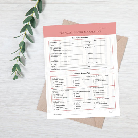 Image Food Allergy & Anaphylaxis Emergency Plan